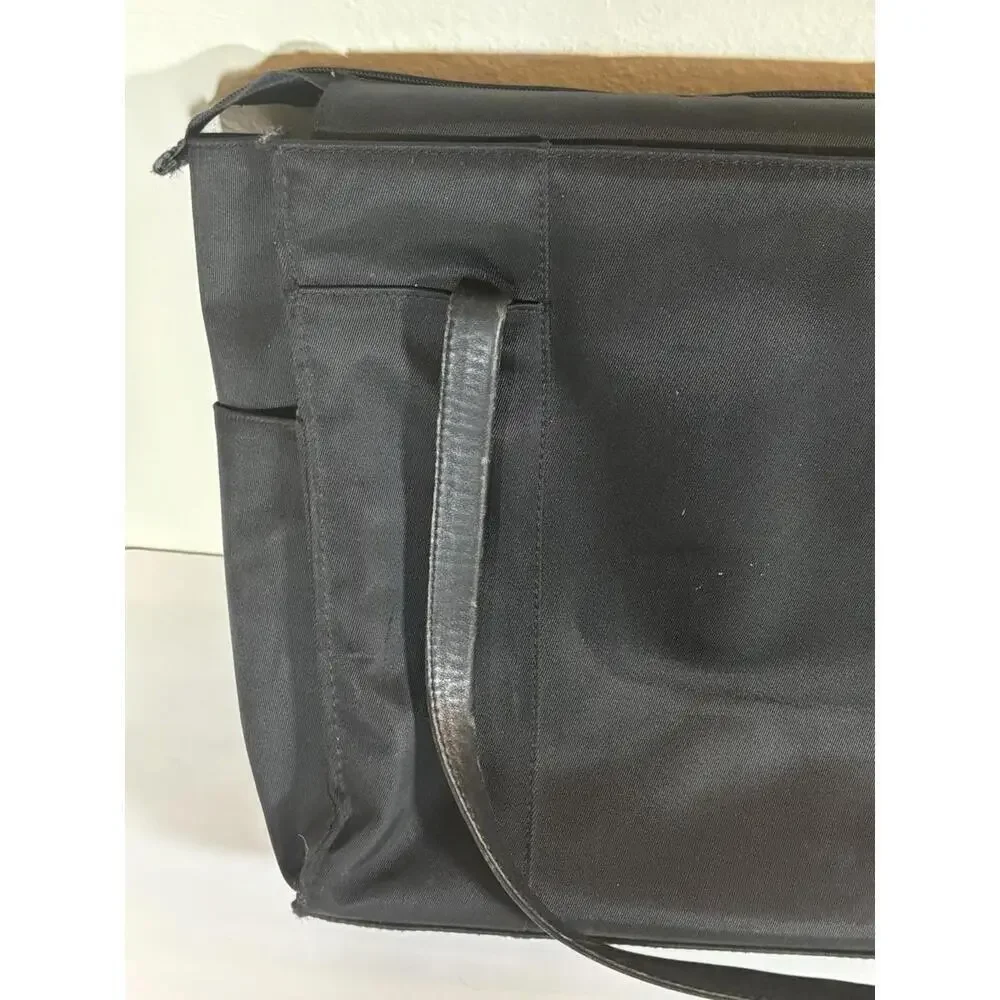 Samsonite Black Laptop Tote Bag Nylon Work Travel Bag Zip Top